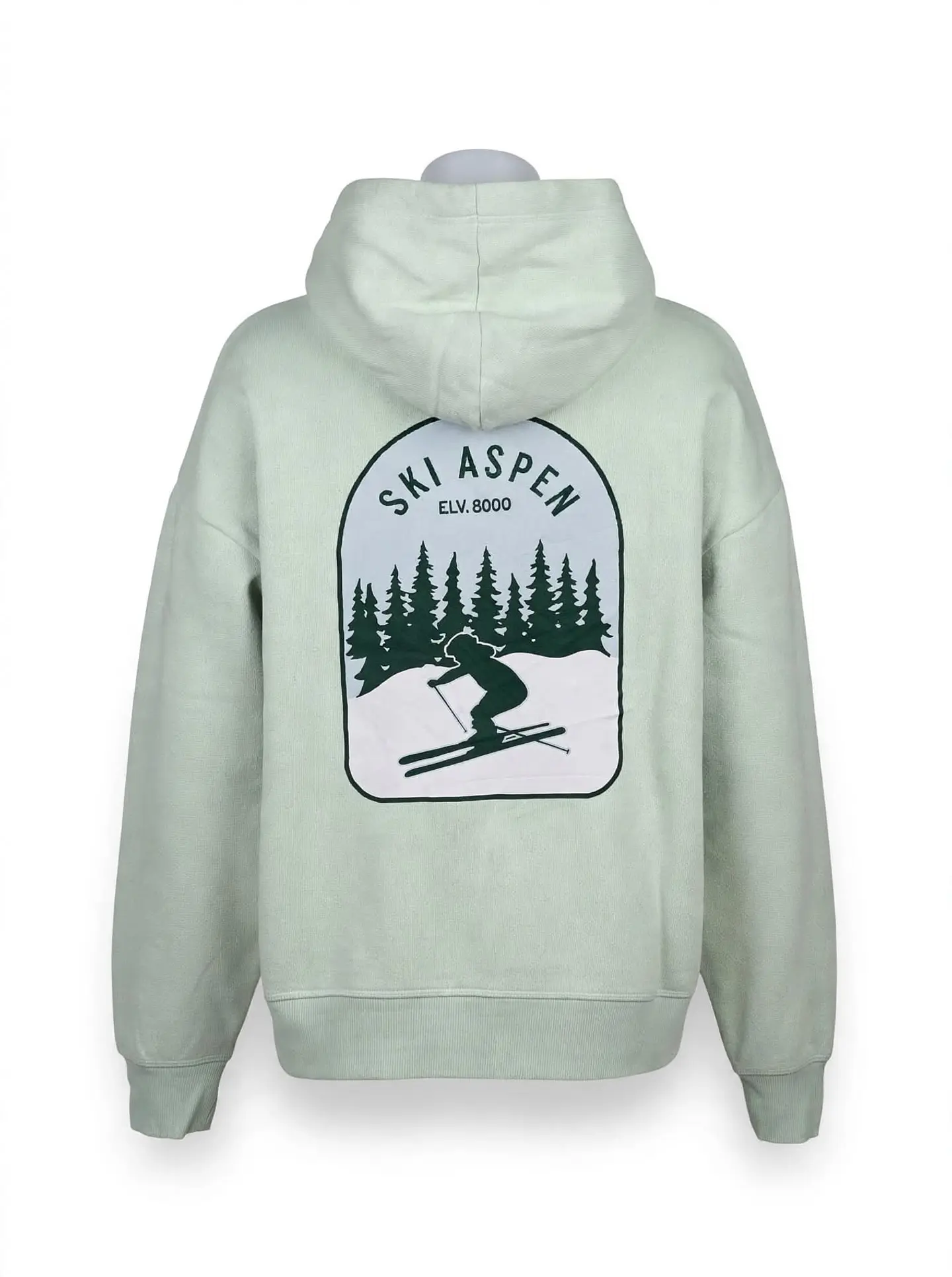 Polerón Oversized PINK SKI ASPEN Edition - Verde Menta Pastel 5