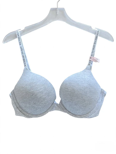 Sostén Push-Up Gris Melange VS