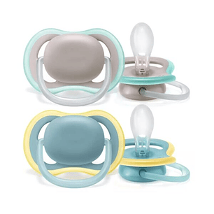 Philips Avent Chupeta Ultra Air 18m+ Cinza/Azul x 2 uni