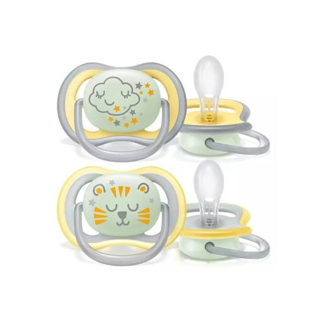 Philips Avent Chupeta Ultra Air Night 6-18 meses x 2 uni 1