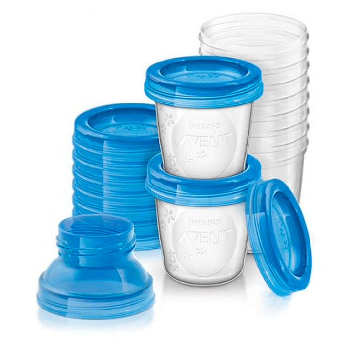 Philips Avent Conjunto Recipientes de Conservação Leite Materno 180 mL 10 unidades 1