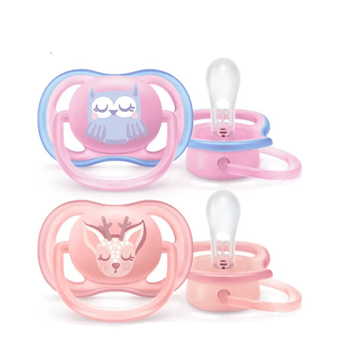 Philips Avent Chupeta Ultra Air 0-6m Mocho/Veado x 2 uni 1