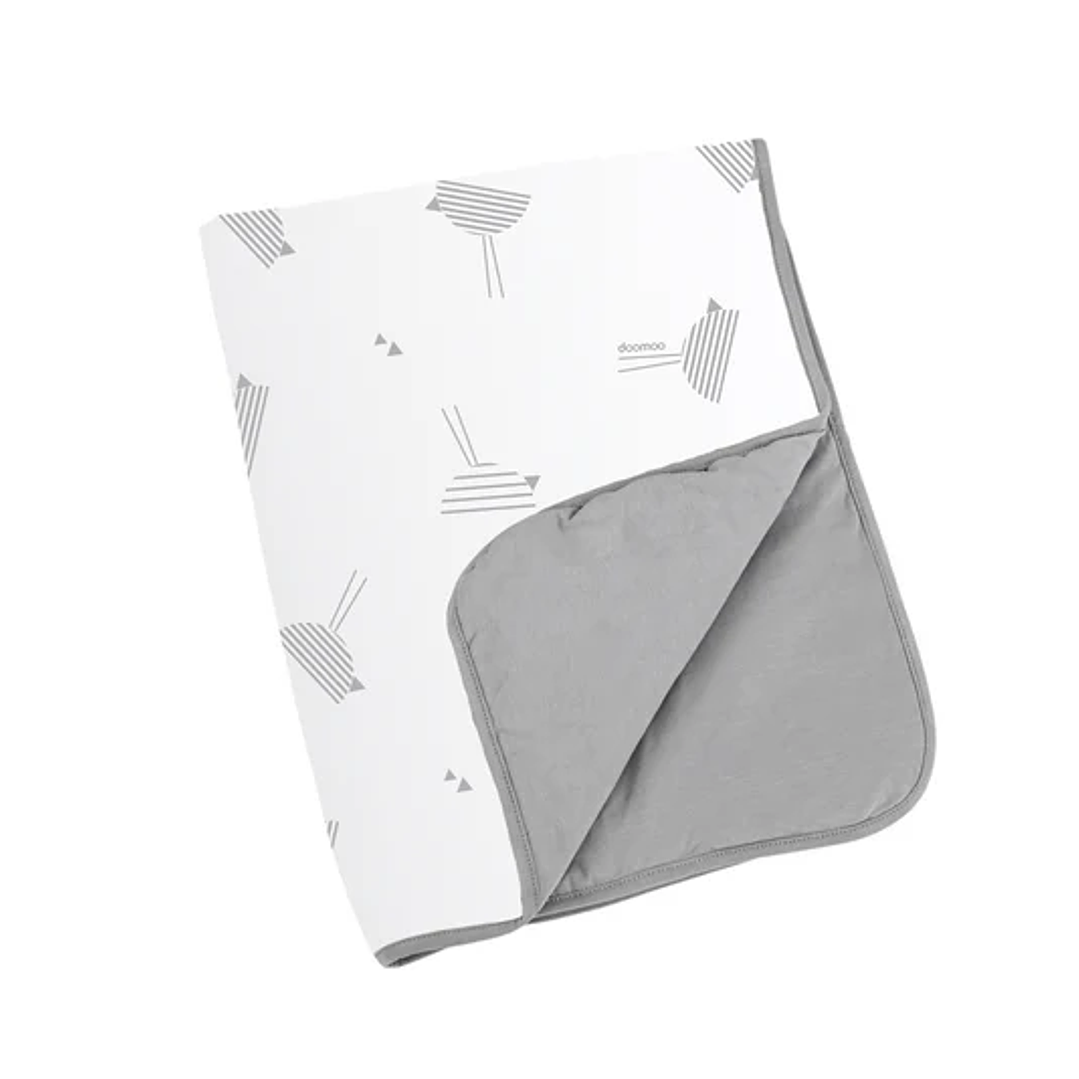 Doomoo Dream Manta Suave Cinza Pássaro 1