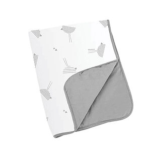 Doomoo Dream Manta Suave Cinza Pássaro