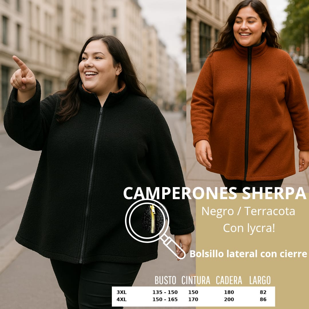 CAMPERA SHERPA PLUS SIZE 2