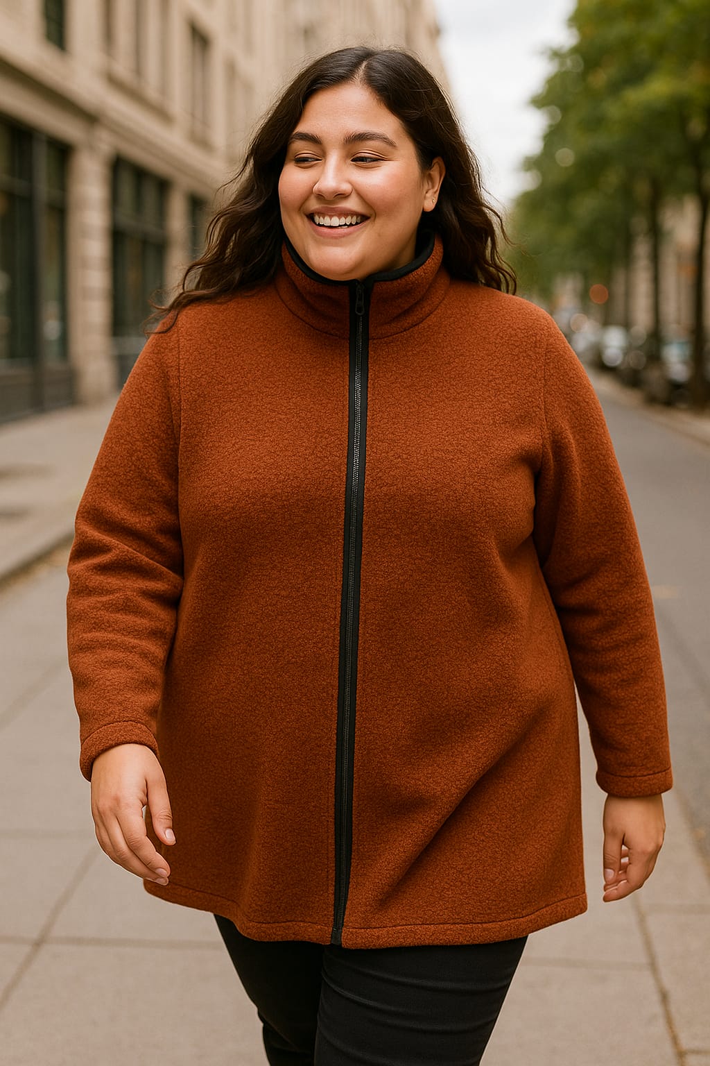 CAMPERA SHERPA PLUS SIZE 1