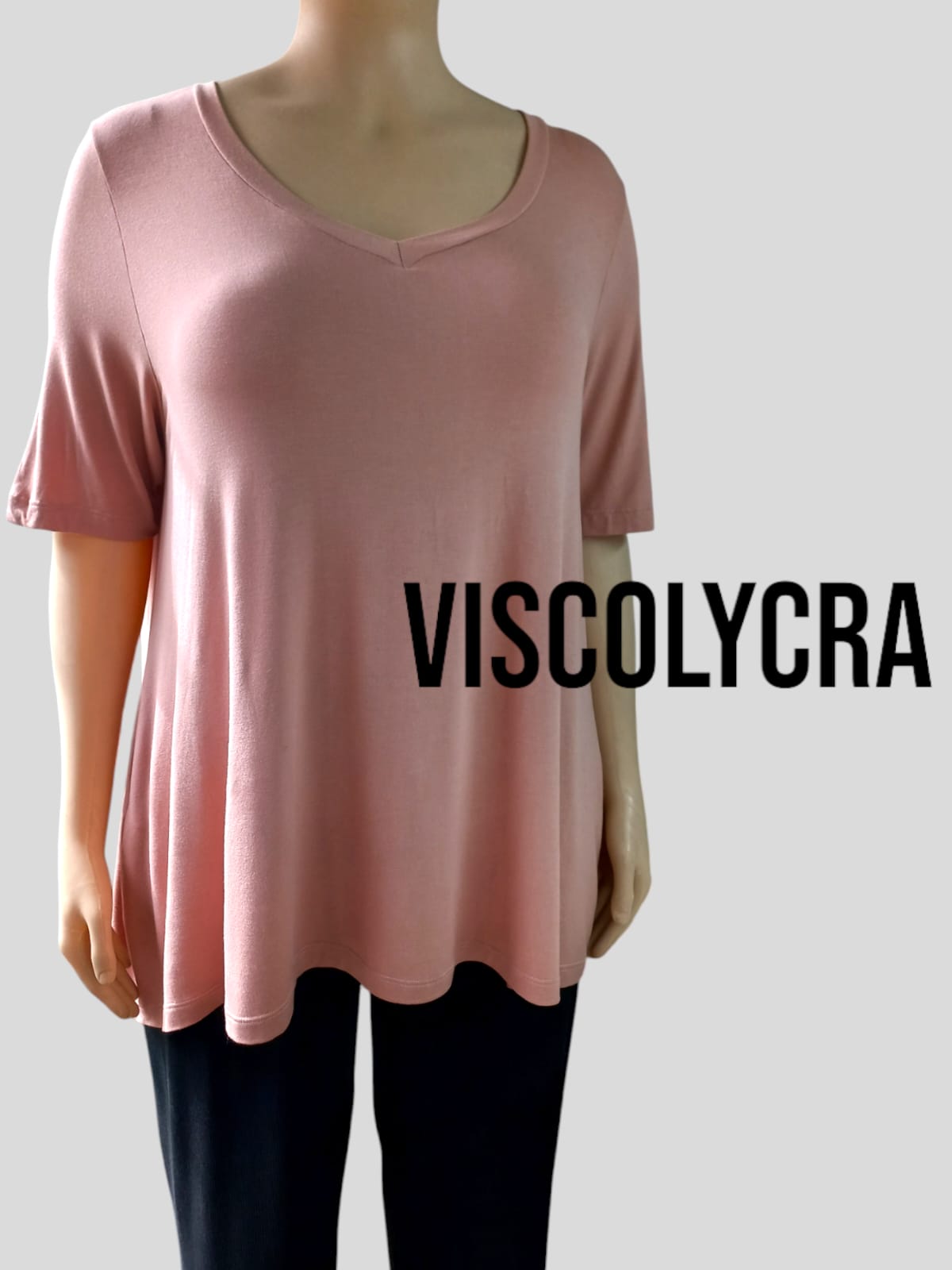 REMERA MANGA CORTA VISCOLYCRA  2