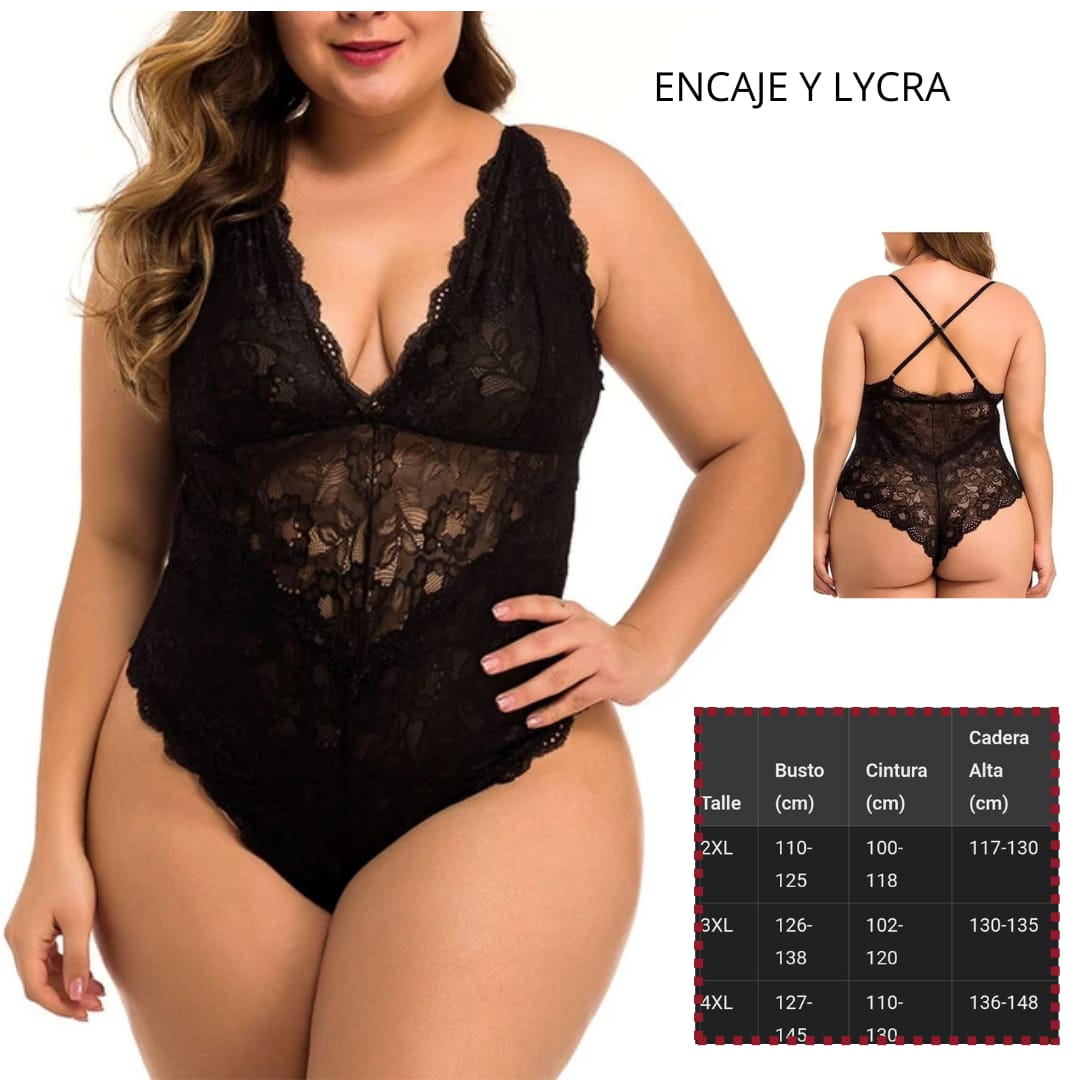 BODY DE ENCAJE CON LYCRA 1