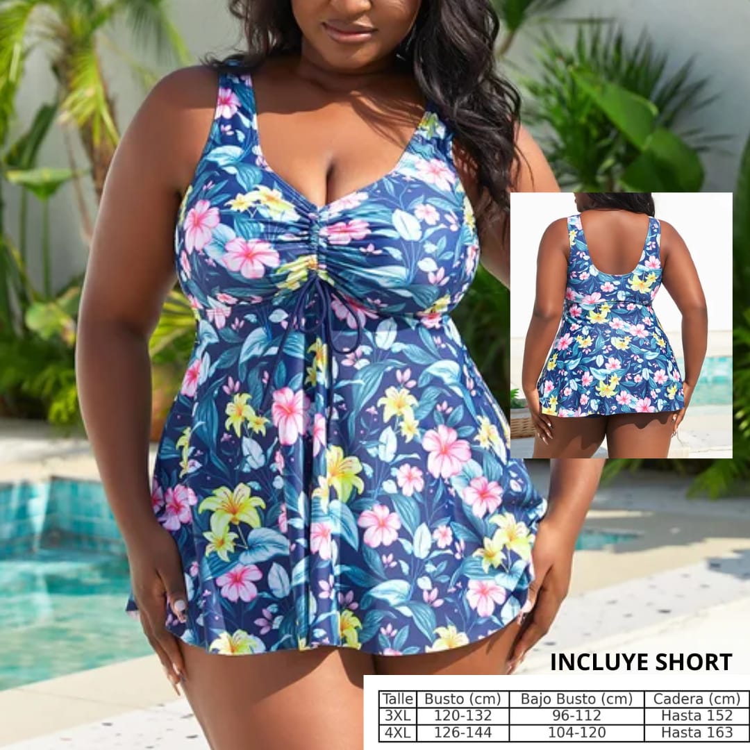 TANKINI CON SHORT  1