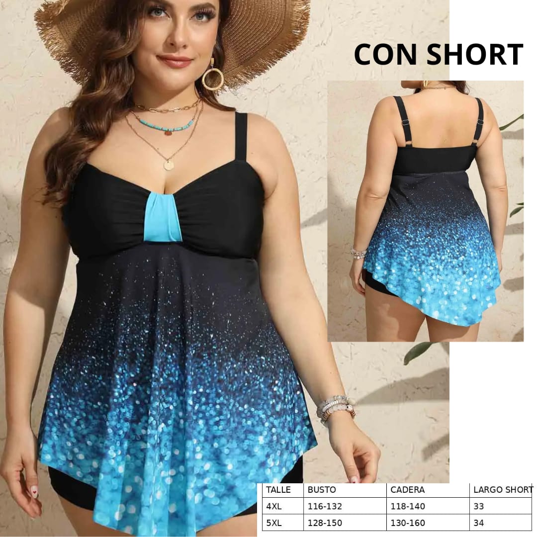 TANKINI CON SHORT  1
