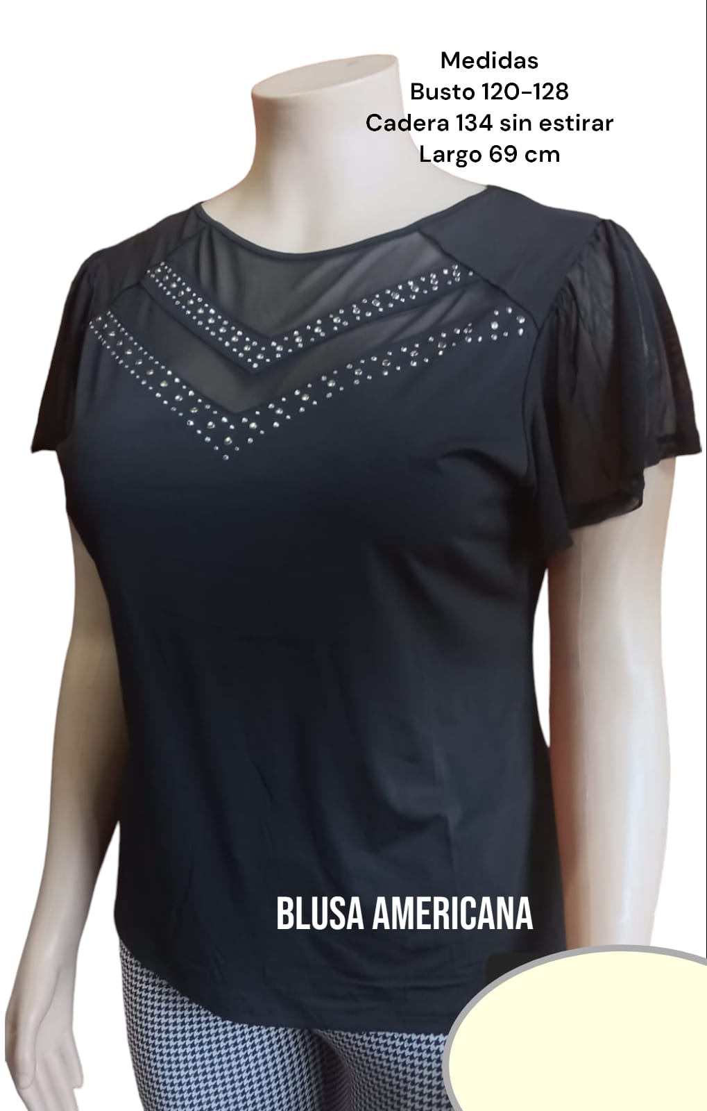 BLUSA FORMAL CON TRANSPARENCIAS 2
