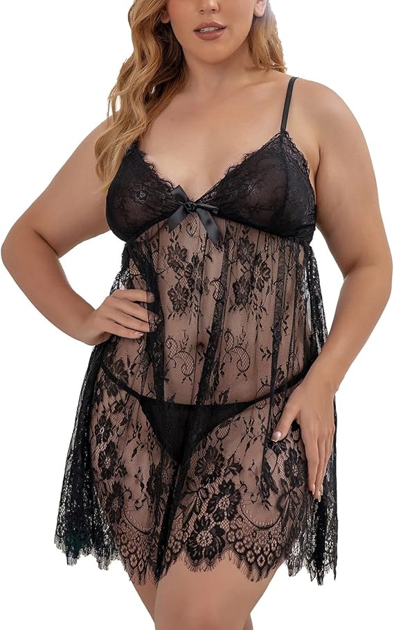 BABYDOLL DE ENCAJE 1