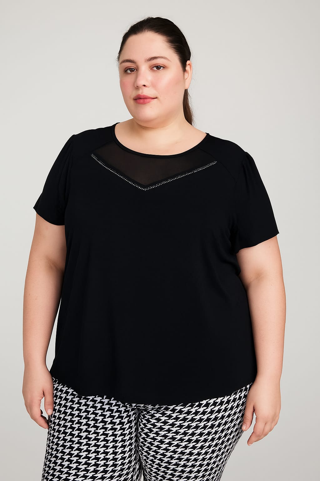 BLUSA AMERICANA CON TRANSPARENCIA 1