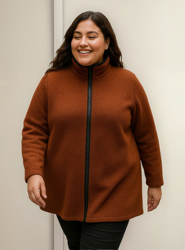 Camperas Er Sherpa Talle Grande,especiales Reales. Plus Size 3