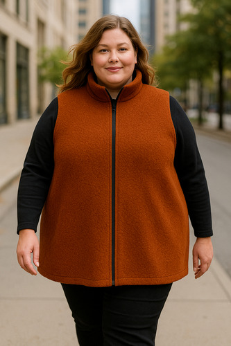 Chalecos Er Plus Size. Talles Reales. Corderito. 3