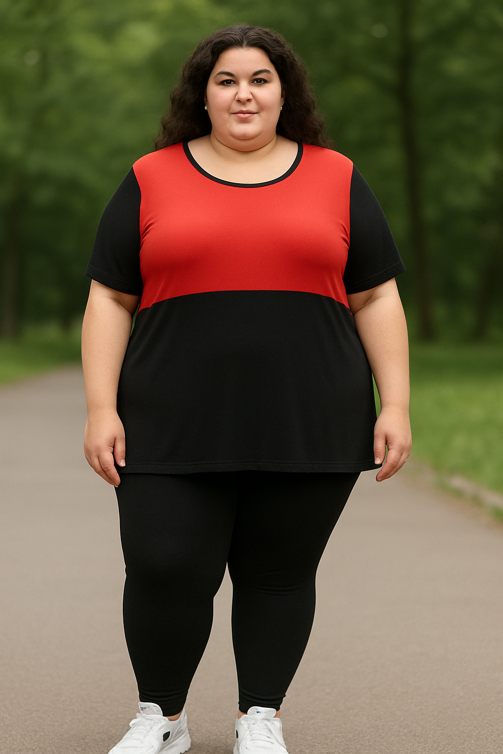 REMERA VISCOLYCRA COMBINADA 1