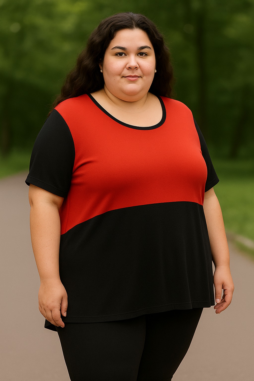 REMERA VISCOLYCRA COMBINADA 2