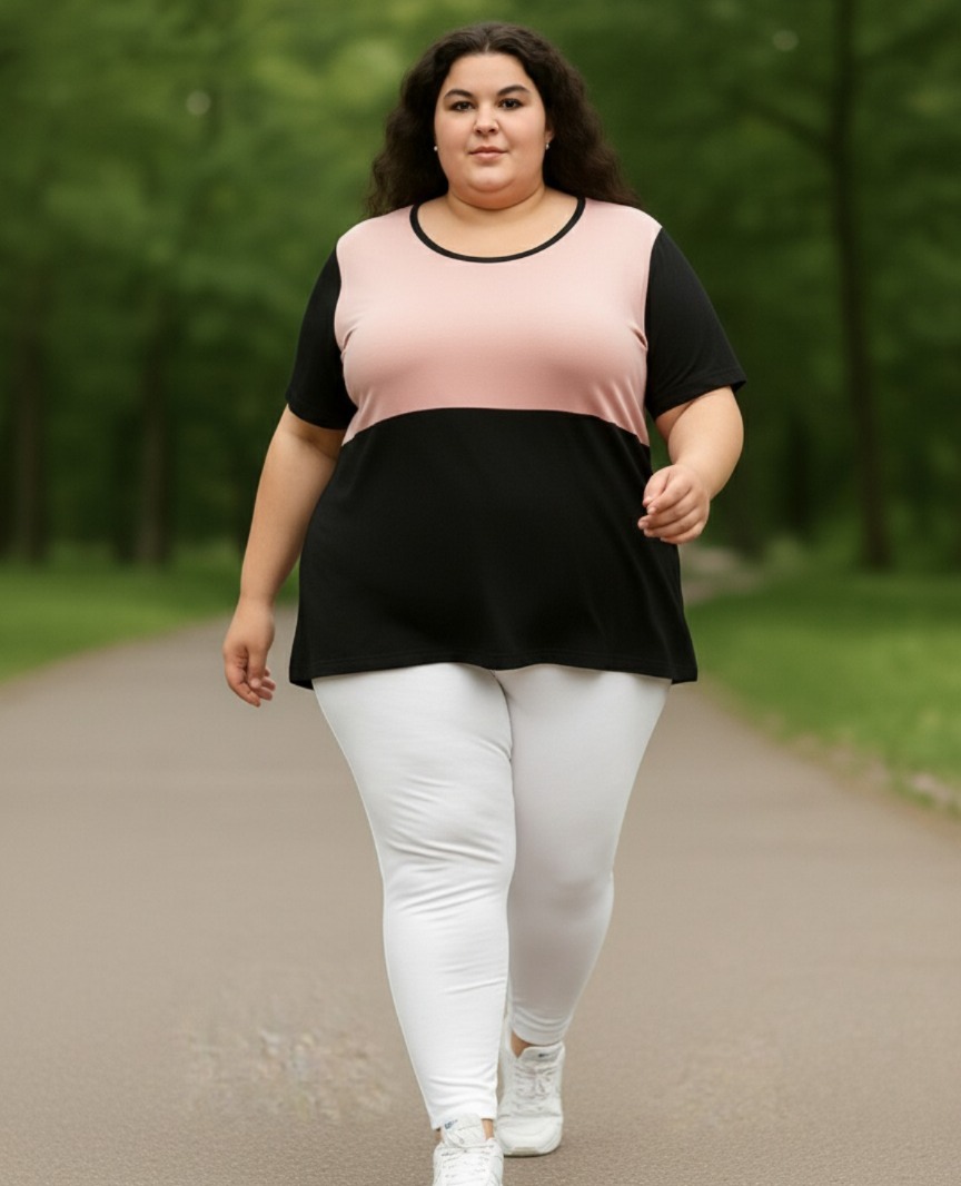 REMERA COMBINADA PLUS SIZE REAL 3