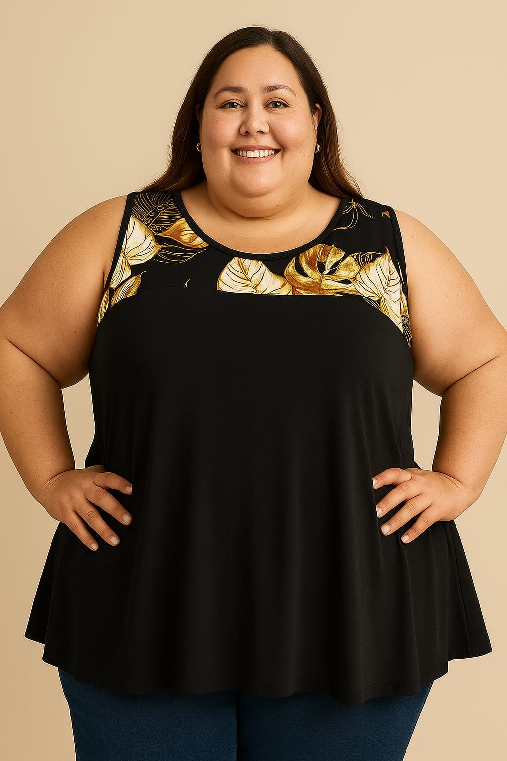 MUSCULOSA DE ALGODÓN COMBINADA 4XL  1