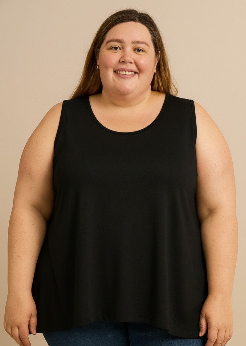 MUSCULOSA LISA NEGRA VISCOLYCRA 3