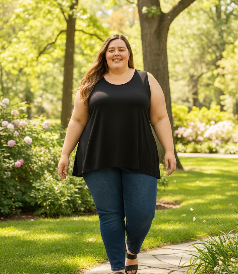 MUSCULOSA LISA NEGRA VISCOLYCRA 1