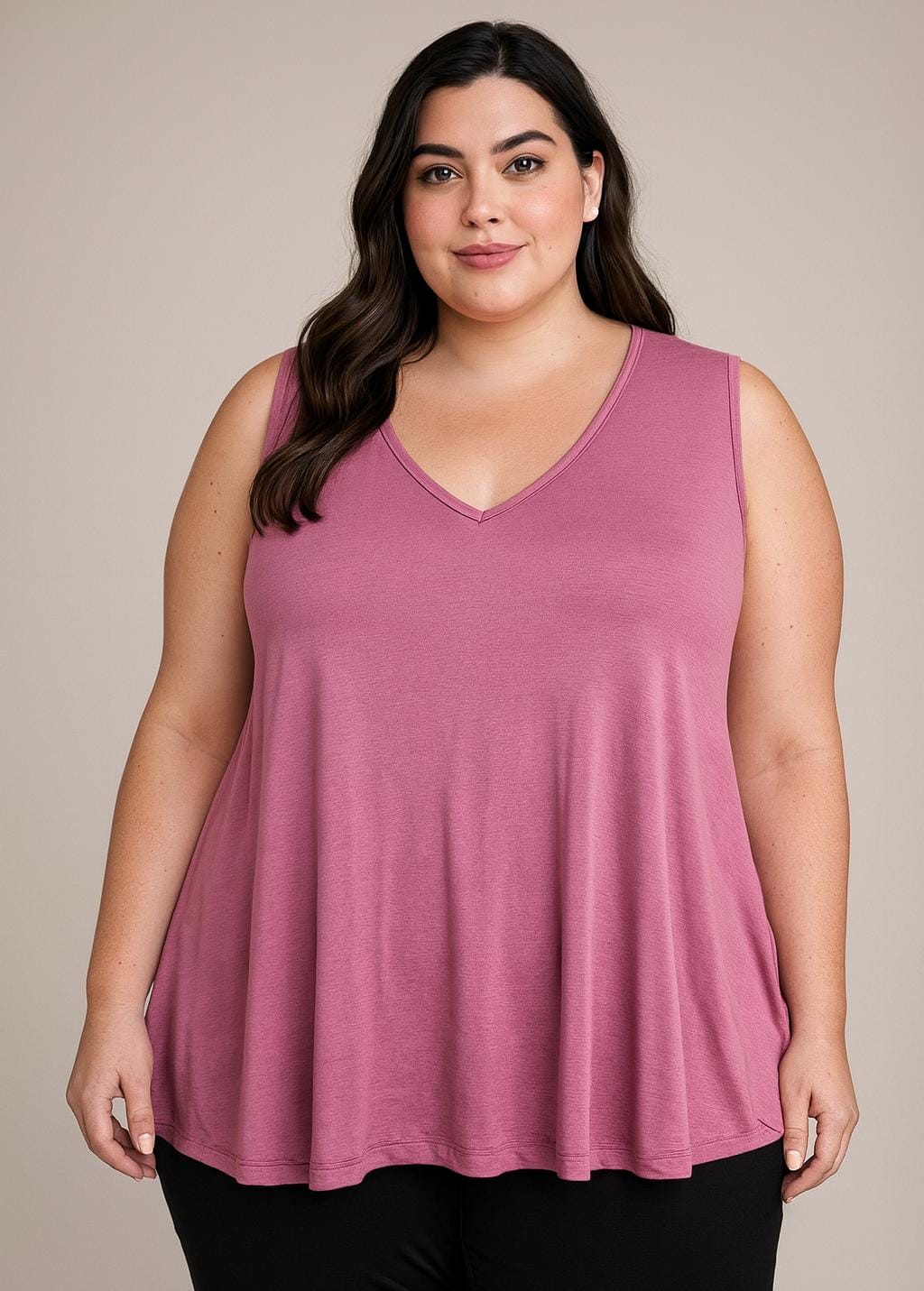 MUSCULOSA BASICA PLUS SIZE BRETEL ANCHO 1