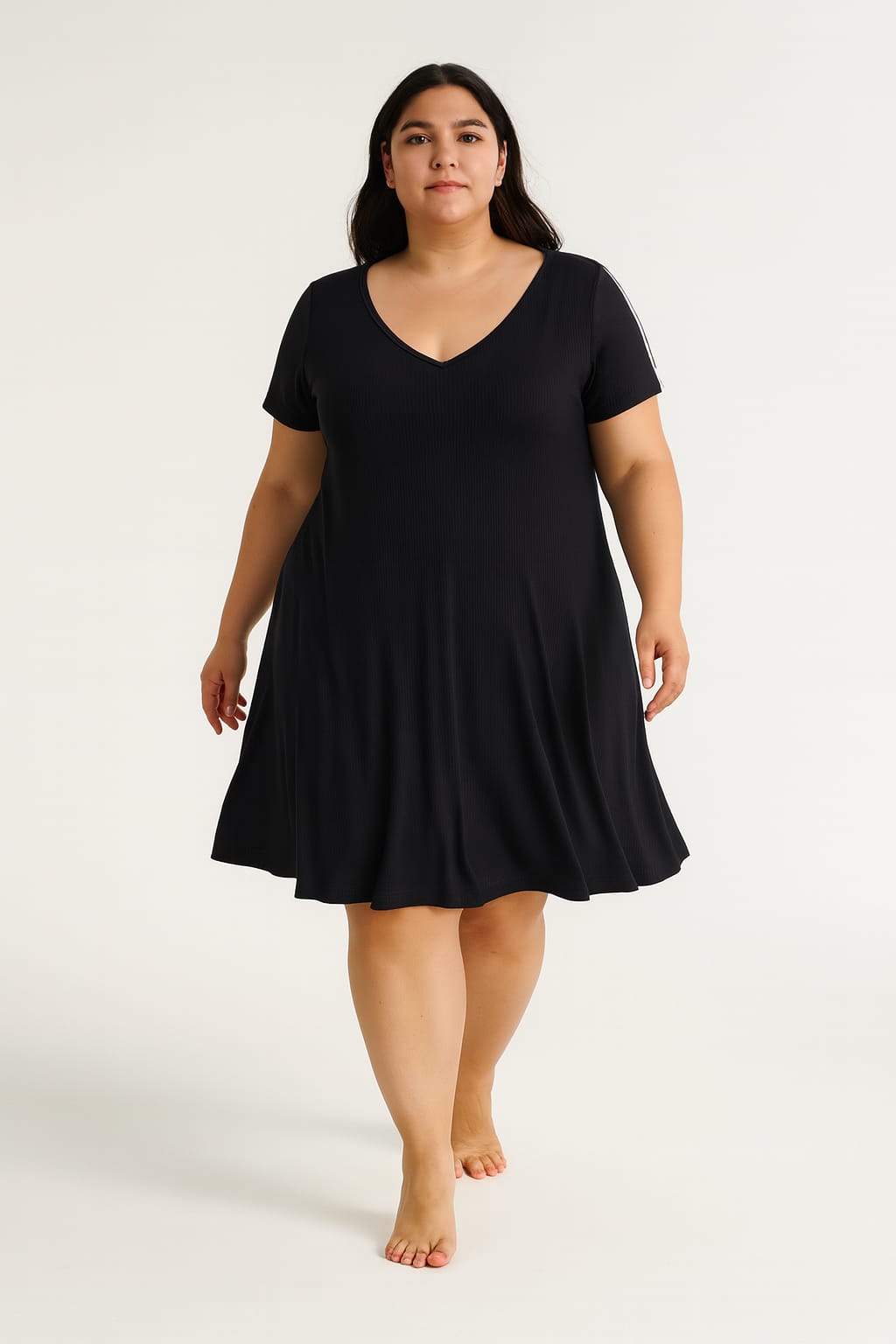 VESTIDO MORLEY CON MANGAS PLUS SIZE 4