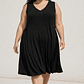 VESTIDO PLUS SIZE DE MORLEY DE ALGODON SIN MANGAS - Miniatura 6