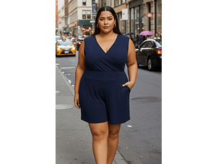 ENTERITO/MONO DE MORLEY CORTO - TALLES REALES PLUS SIZE