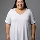REMERA ALGOÓN NATURAL BLANCA TALLES REALES - Miniatura 3