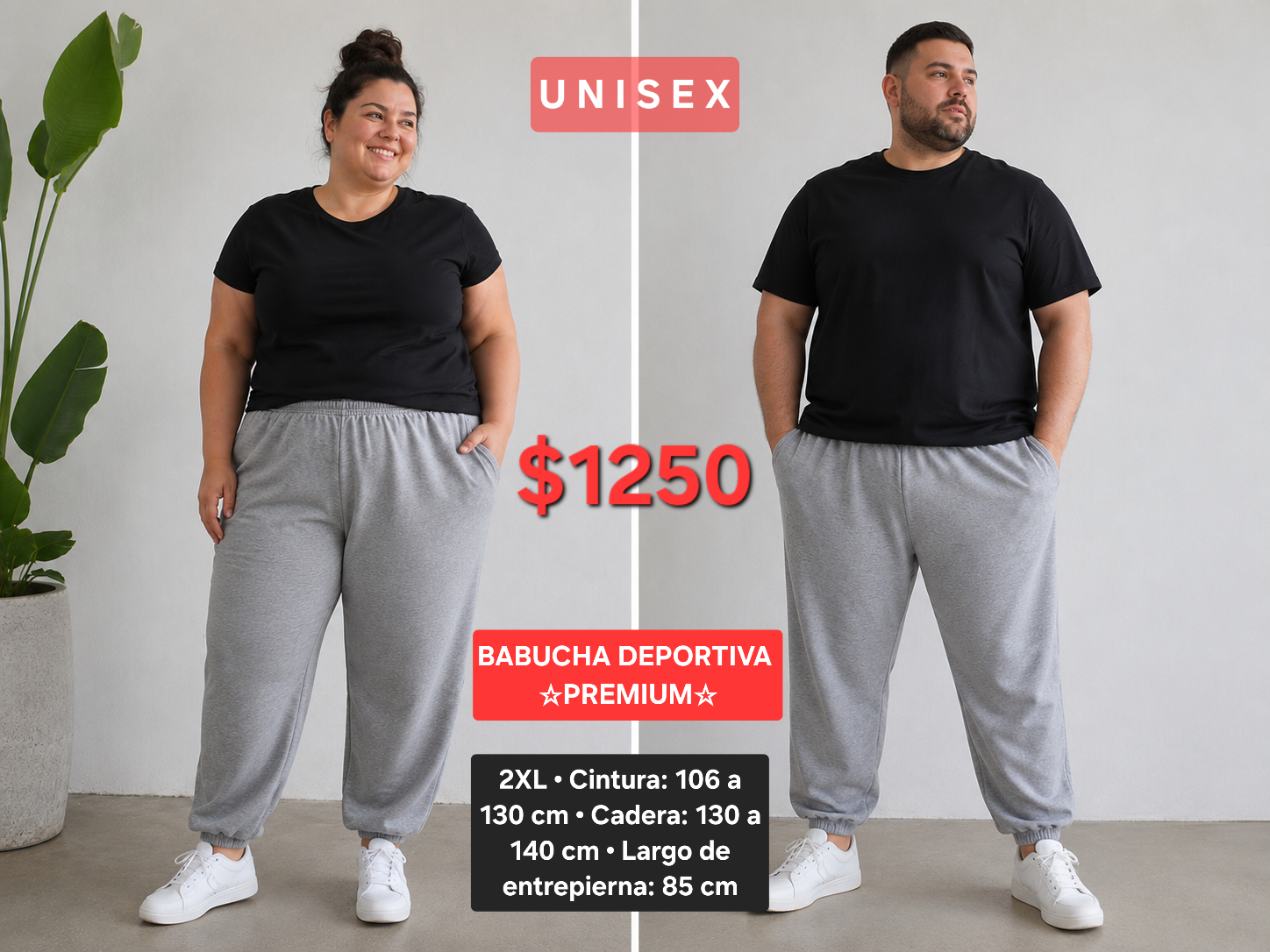 PANTALON DEPORTIVO UNISEX BABUCHA 6