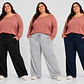 PANTALON DEPORTIVO RECTO CON FELPA - Miniatura 1
