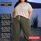 PANTALON PLUS SIZE CARGO WAFFLE UNISEX - Miniatura 4
