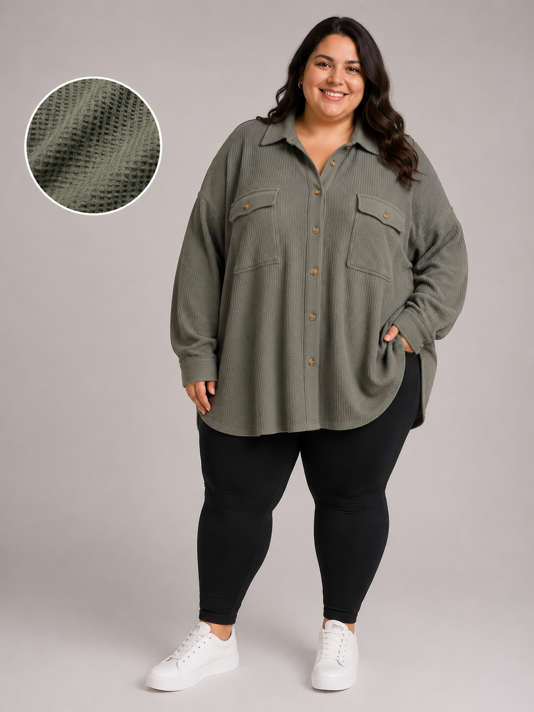 CAMISA WAFFLE UNISEX 1