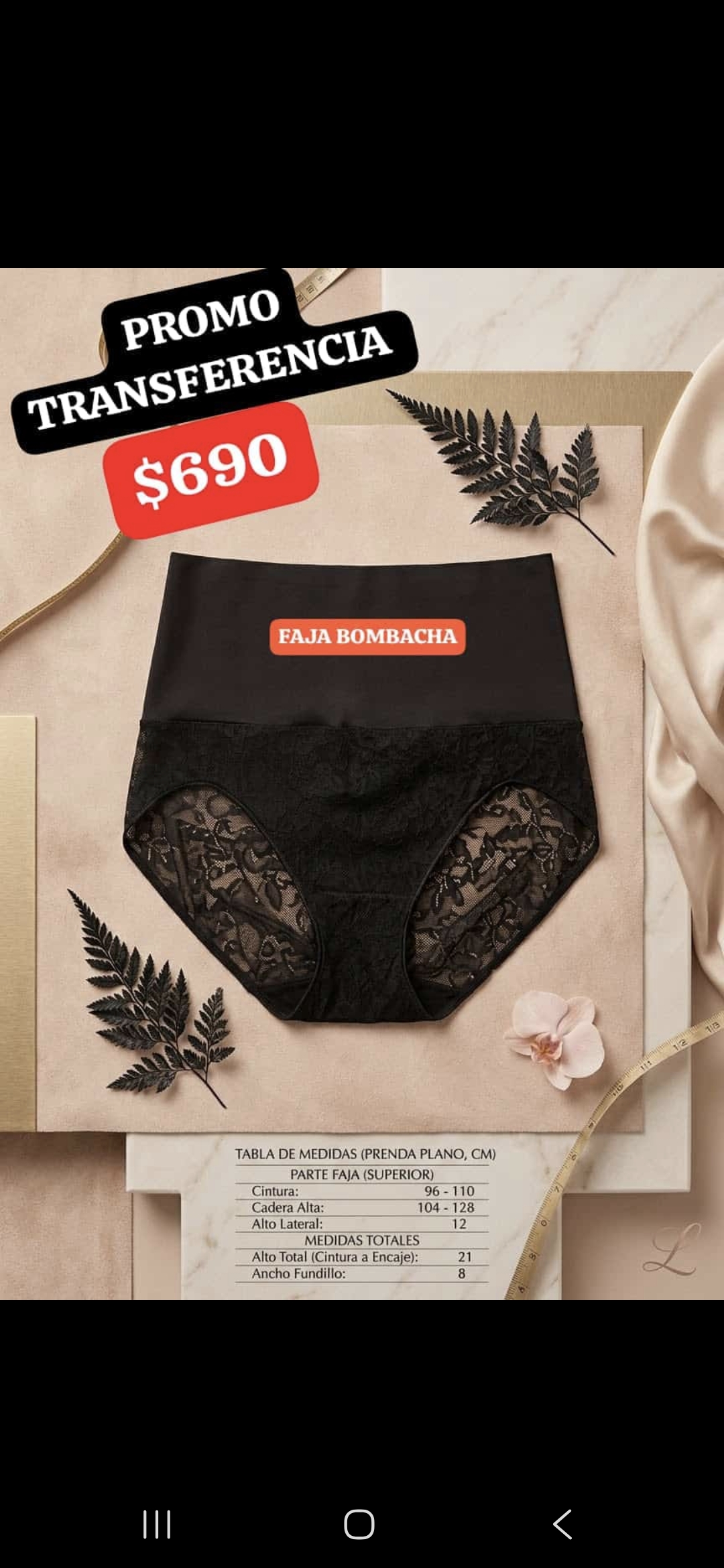 FAJA BOMBACHA AMERICANA XL 2
