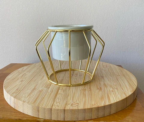 Macetero minimal gold