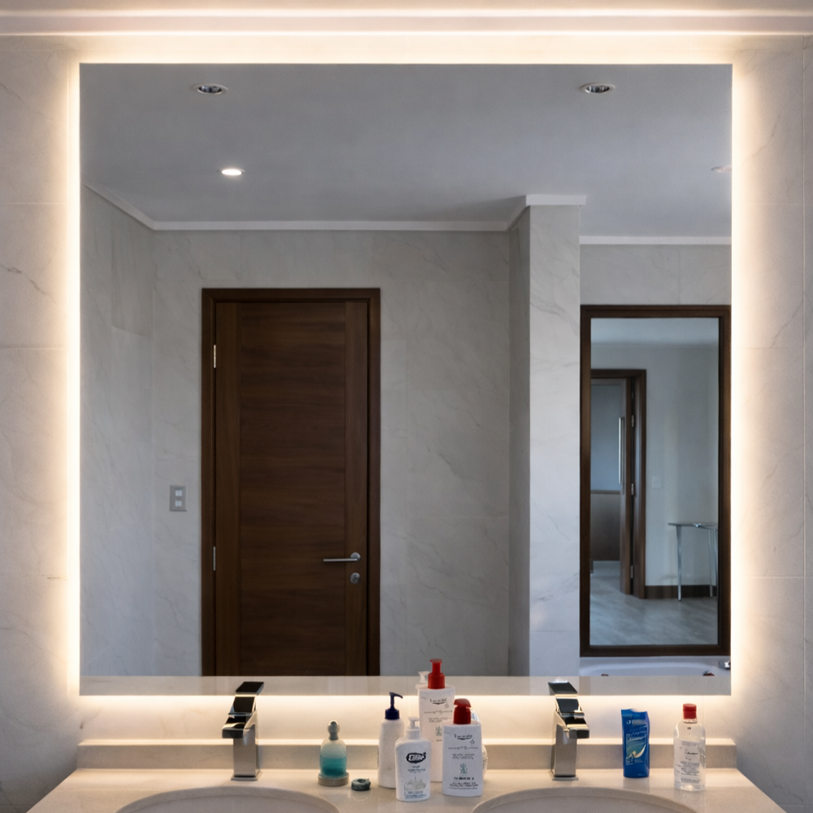 Paño de Espejo con Pulido Liso Recto 1