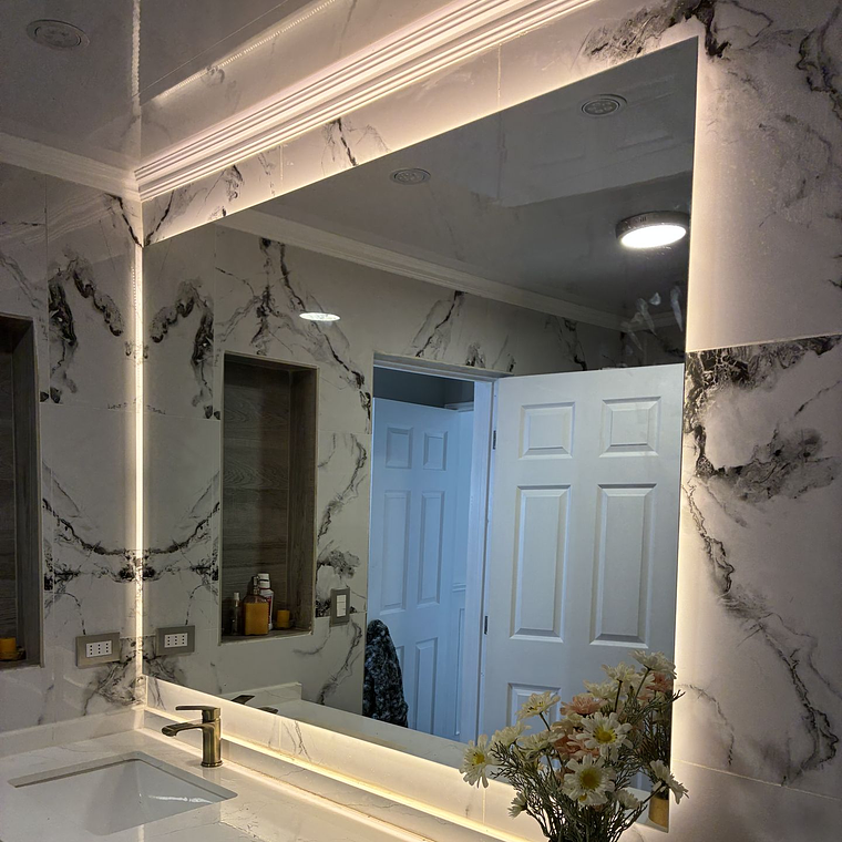 Paño de Espejo con Pulido Liso Recto 2