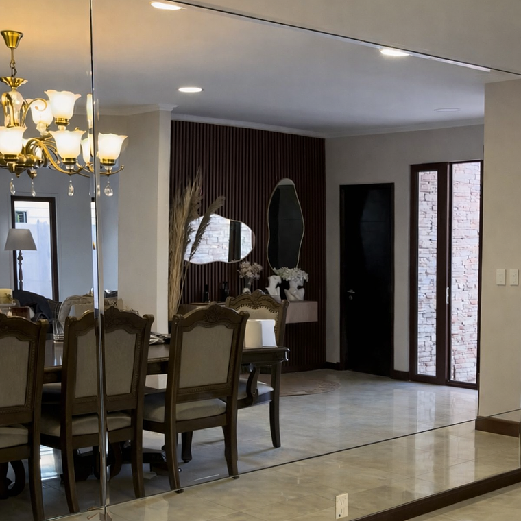 Pared Espejada de Paños de Espejo con Pulido Biselado 2