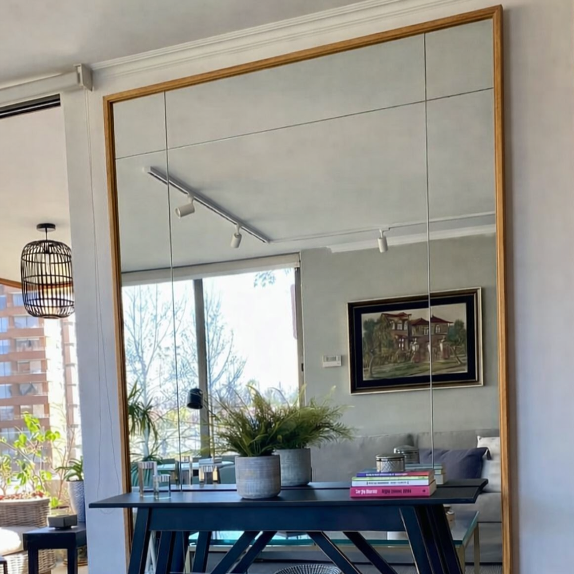 Marco Liso Rectangular con Cortes en el Vidrio Tipo # 3