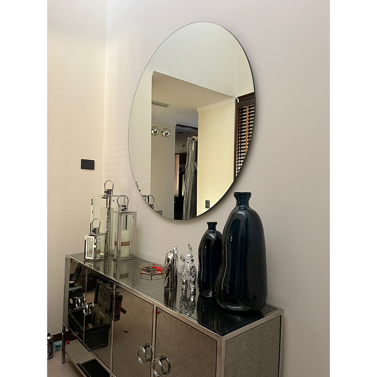 Espejo Redondo con Borde Pulido 1