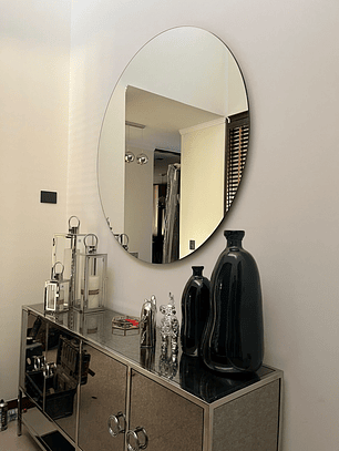 Espejo Redondo con Borde Pulido