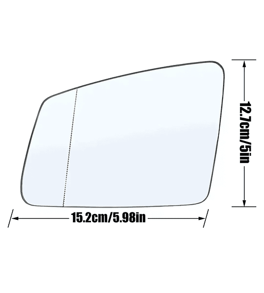 Luna Para Espejo Retrovisor Mercedes CLS Coupe (C218) 2011-2017