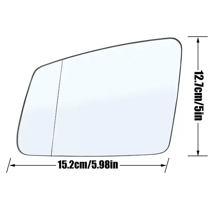 Luna Para Espejo Retrovisor Mercedes GLK (X204) 2008-2015 5