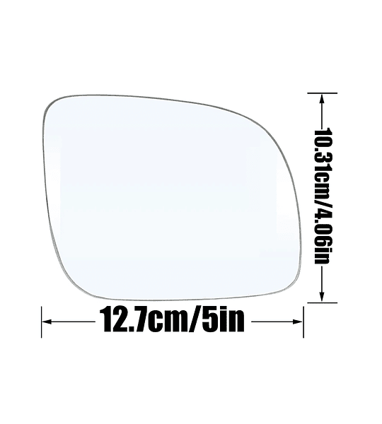 Luna Para Espejo Retrovisor Skoda Fabia 1999-2008