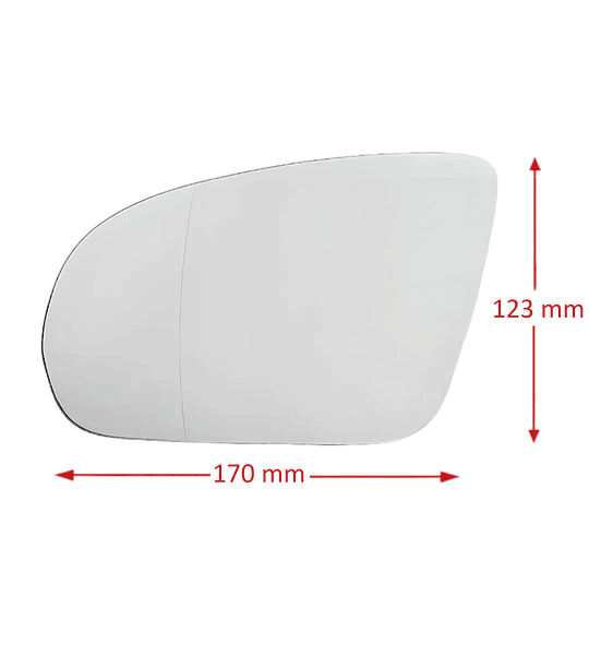 Luna Para Espejo Retrovisor Mercedes Clase C Coupé (C205) 2015-2022