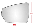 Luna Para Espejo Retrovisor Audi A1 2017-2021