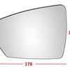 Luna Para Espejo Retrovisor Audi A1 2018-2021 5