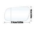 Luna Para Espejo Retrovisor Audi A3 1996-2000