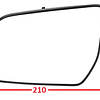 Luna Para Espejo Retrovisor Ford Ranger 2013-2023 5